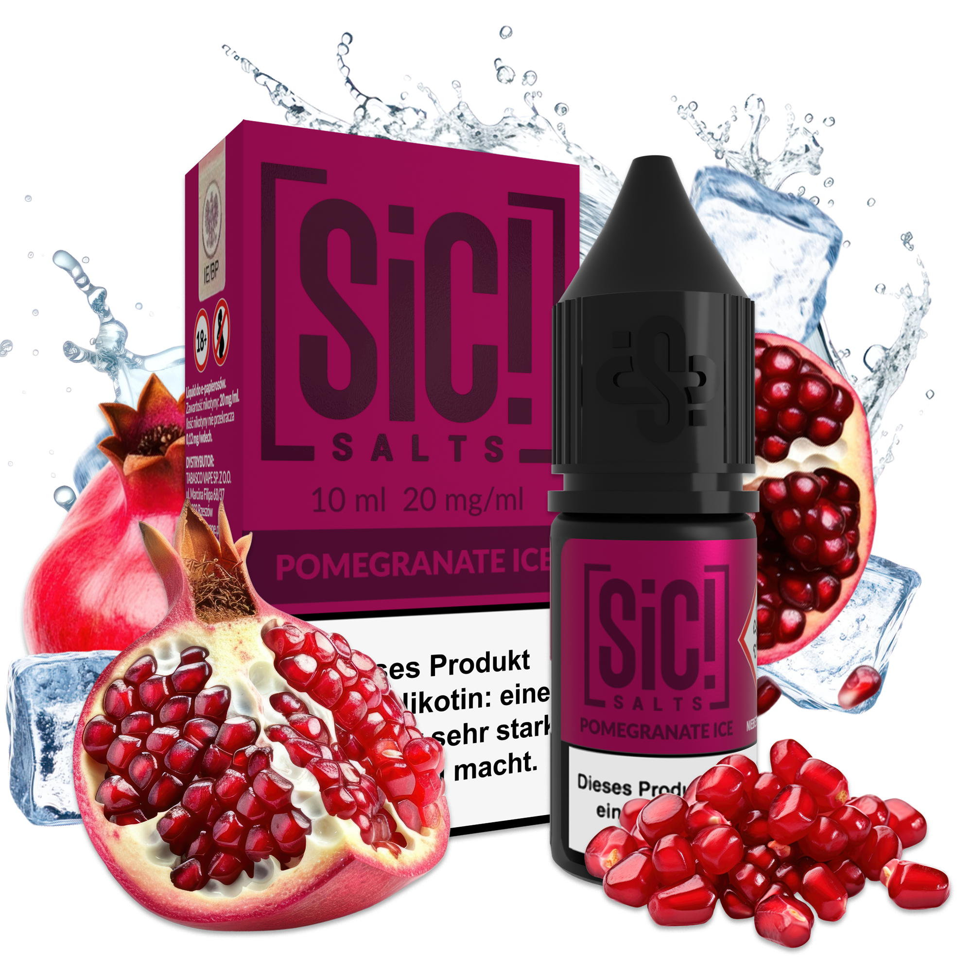 SIC! Salts Liquid - Pomegranate Ice