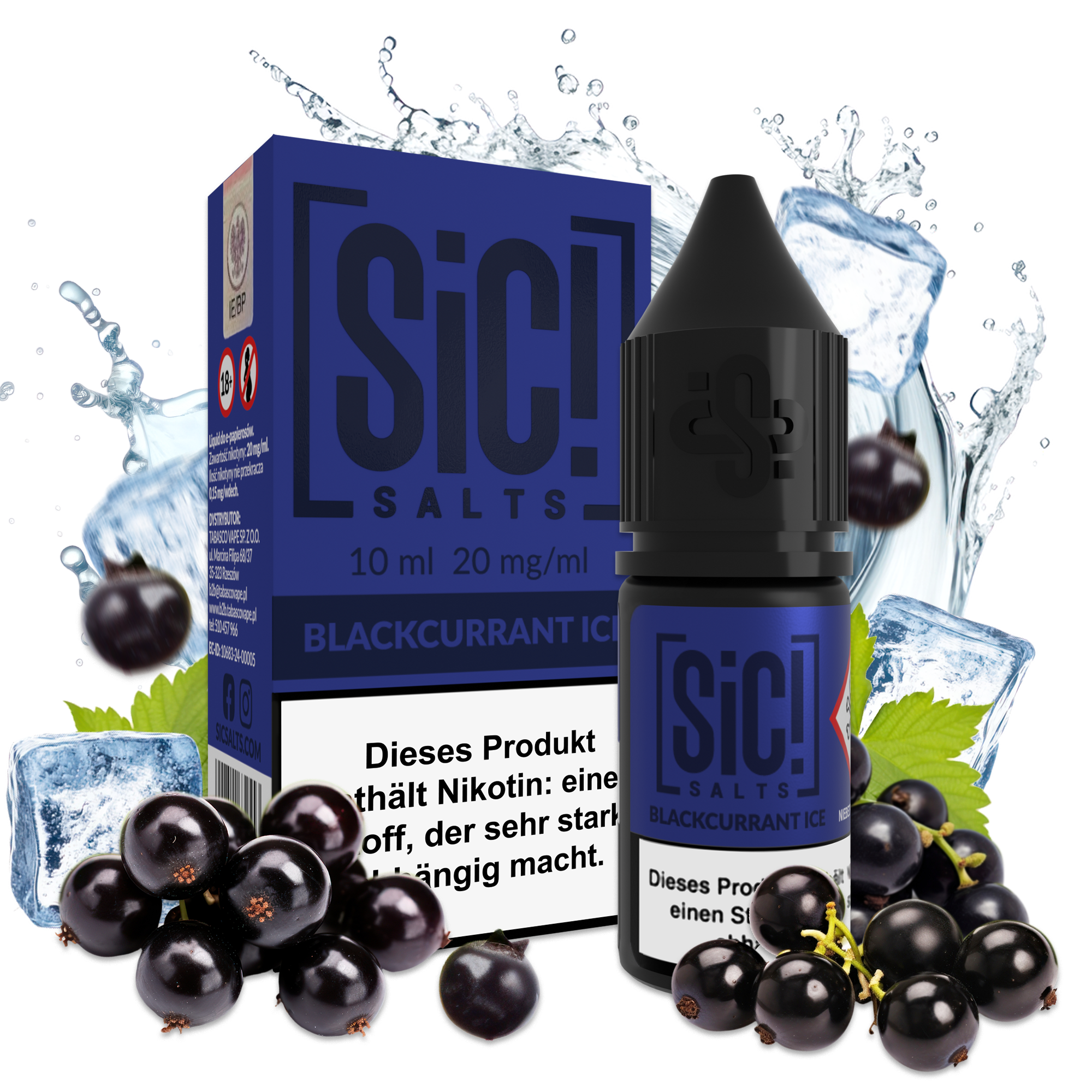 SIC! Salts Liquid - Blackcurrant Ice
