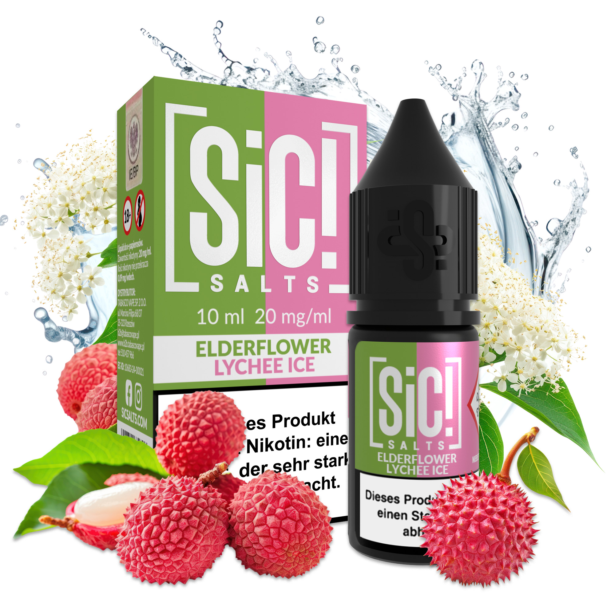SIC! Salts Liquid - Elderflower Lychee