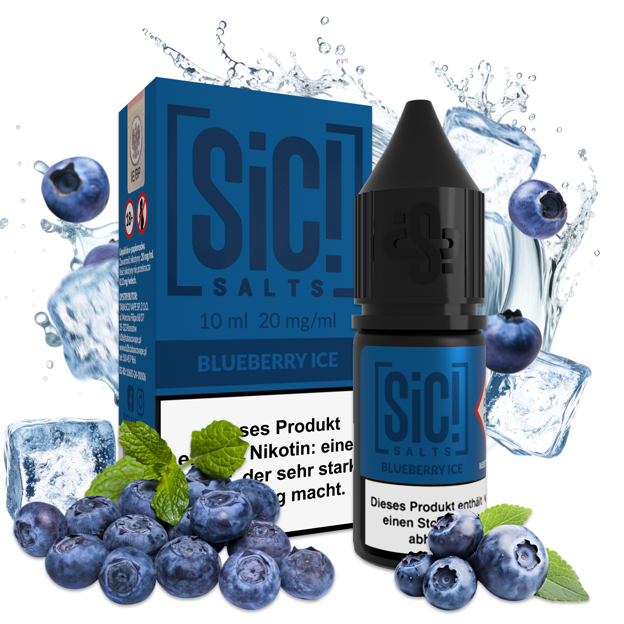 SIC! Salts Liquid - Blueberry Ice