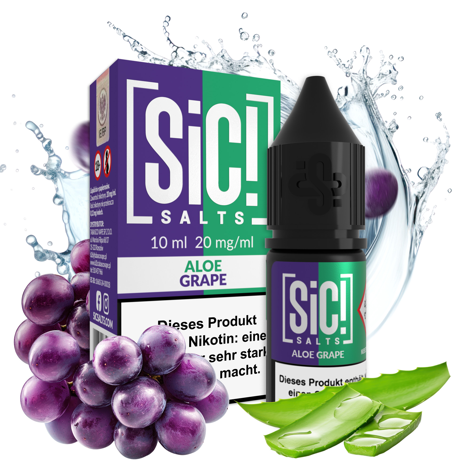 SIC! Salts Liquid - Aloe Grape