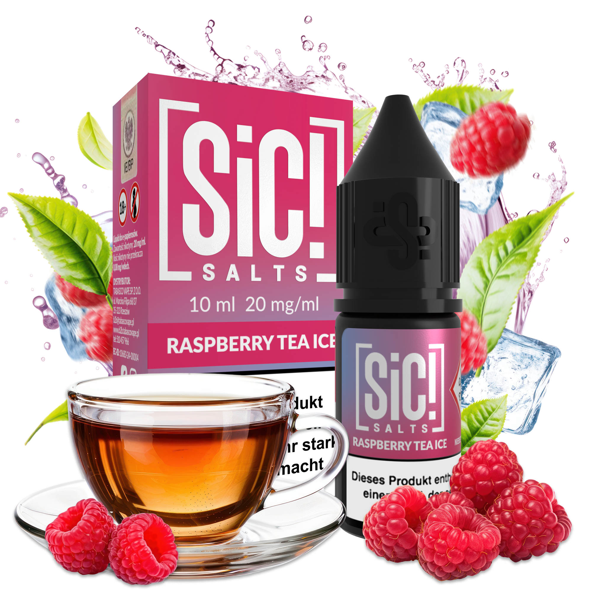 SIC! Salts Liquid - Raspberry Tea Ice
