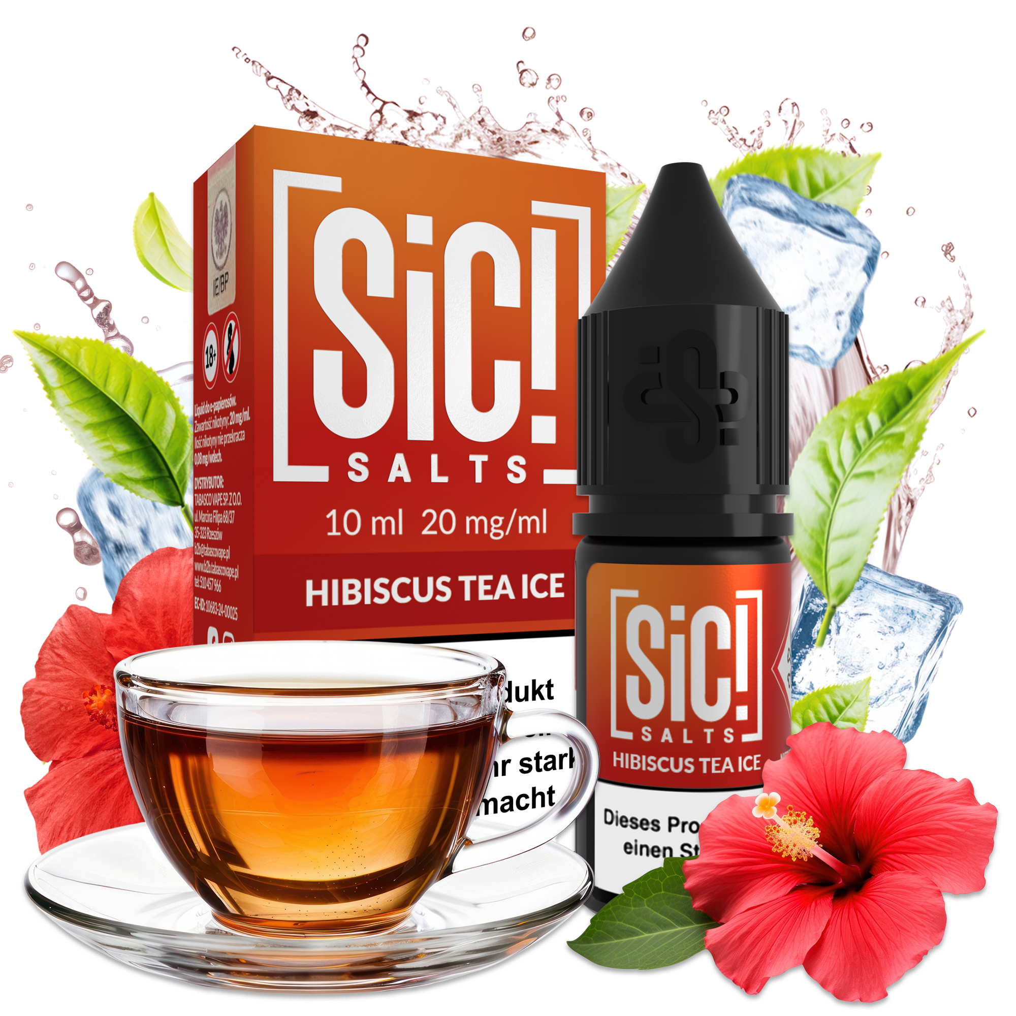 SIC! Salts Liquid - Hibiscus Tea Ice