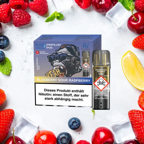 RandM Tornado Pods - Blueberry Sour Raspberry 2er Pack