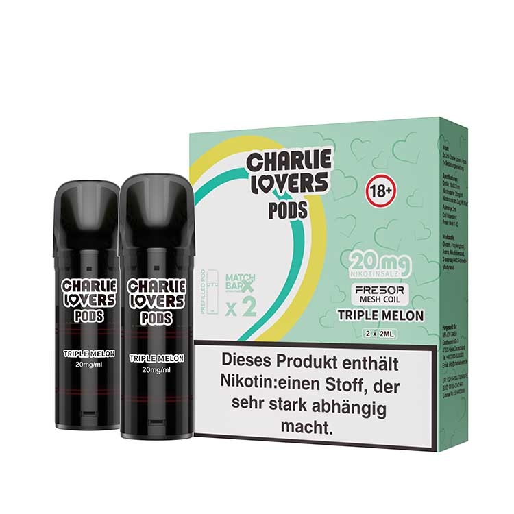 Charlie Lovers Pods - Triple Melon