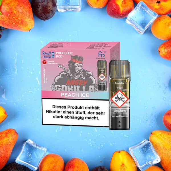 RandM Tornado Pods - Peach Ice 2er Pack