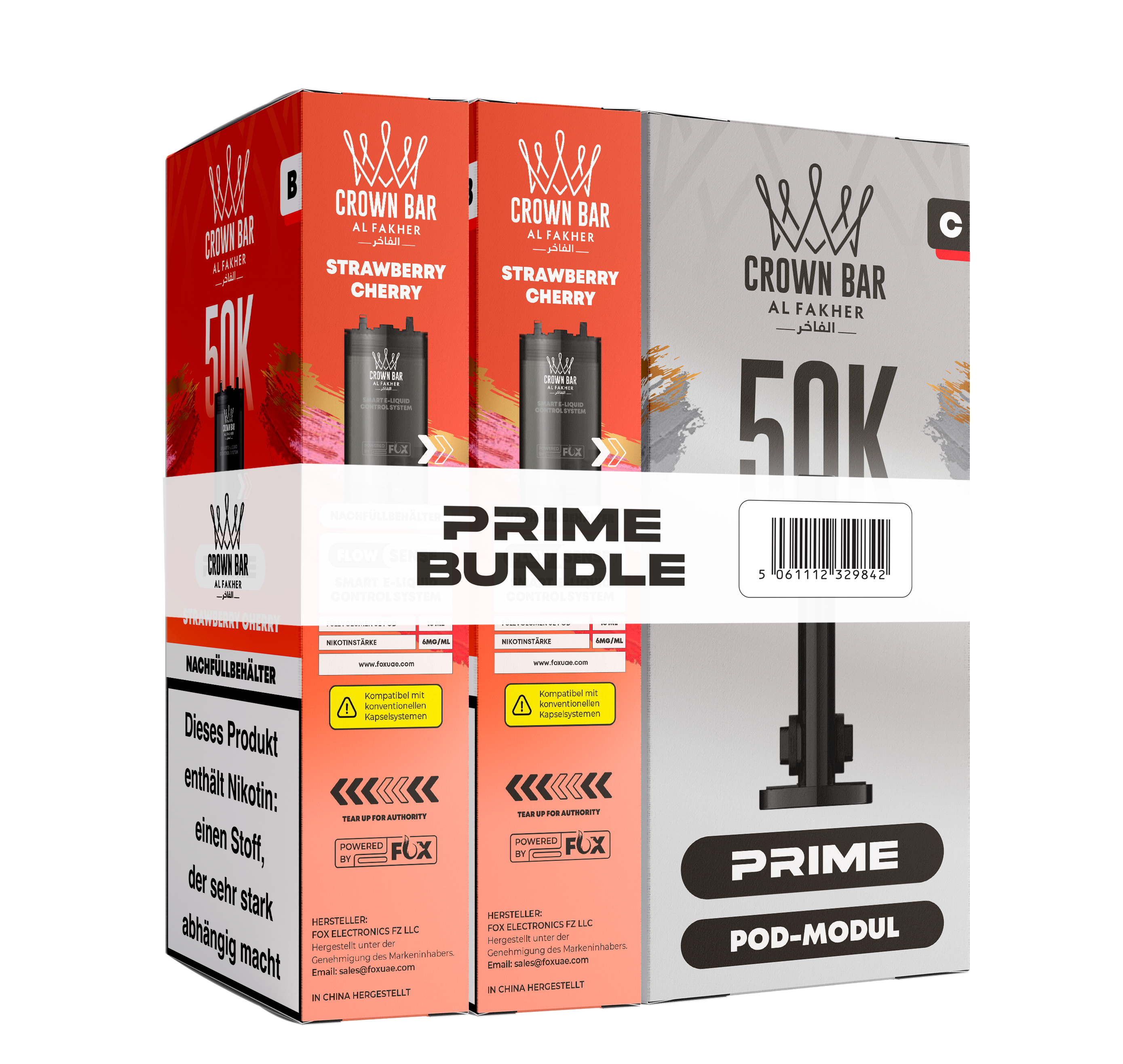 Al Fakher Hypermax 50K - Strawberry Cherry