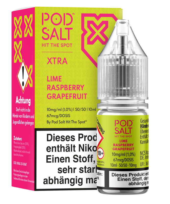 Pod Salt Xtra - Lime Raspberry Grapefruit
