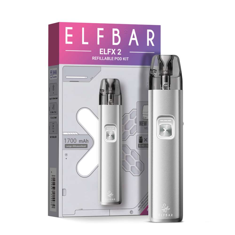 ELFBAR ELFX 2 - Titanium Silver