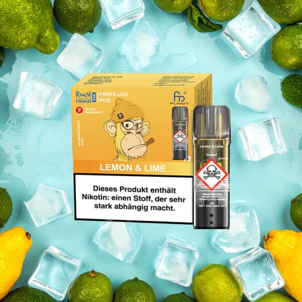 RandM Tornado Pods - Lemon Lime 2er Pack