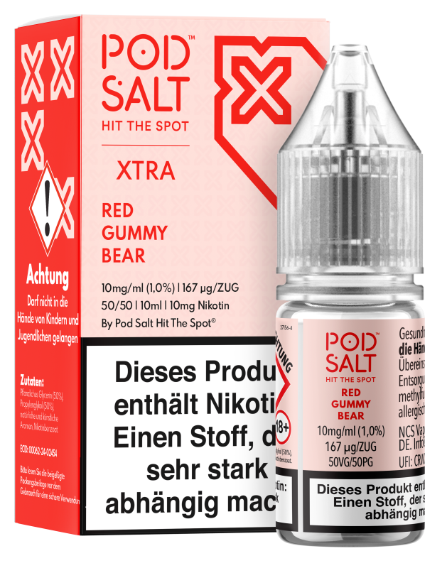 Pod Salt Xtra - Red Gummy Bear