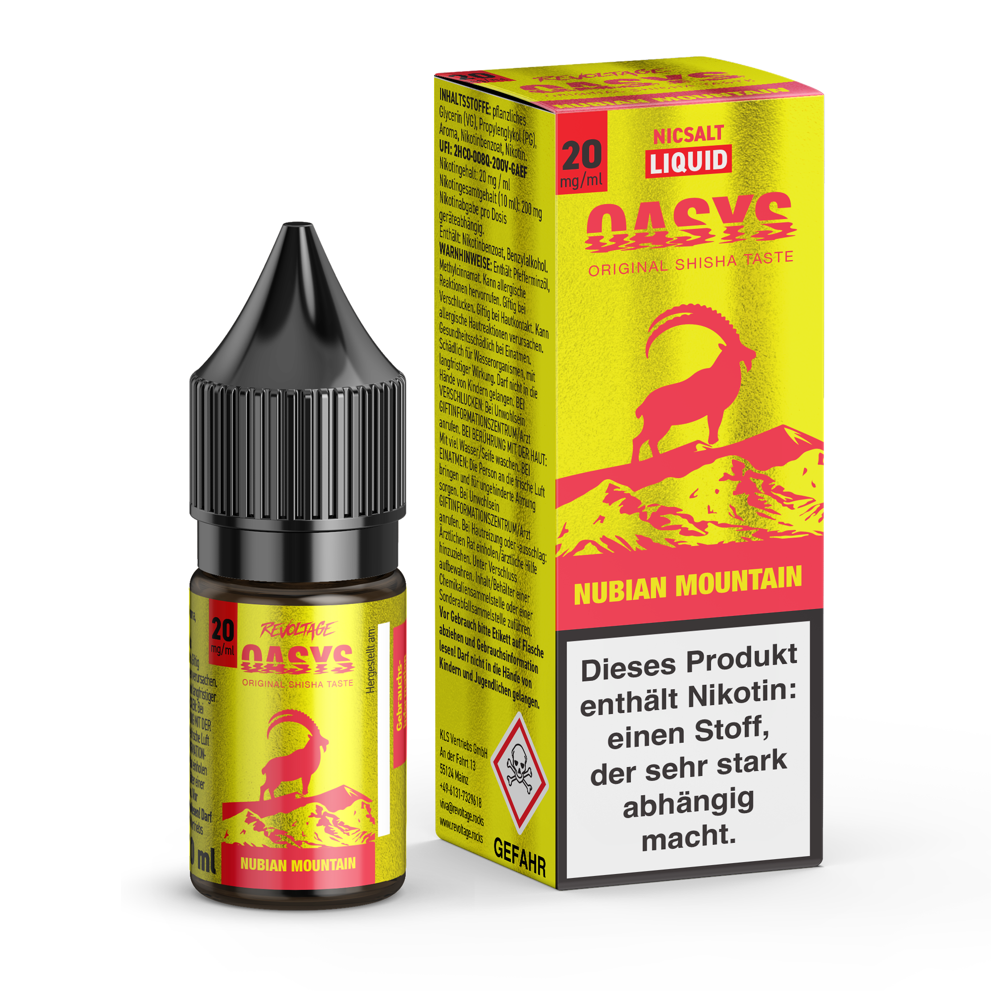 Revoltage OASYS E-Liquid - Nubian Mountain