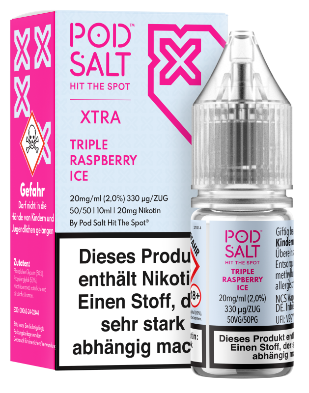Pod Salt Xtra - Triple Raspberry Ice