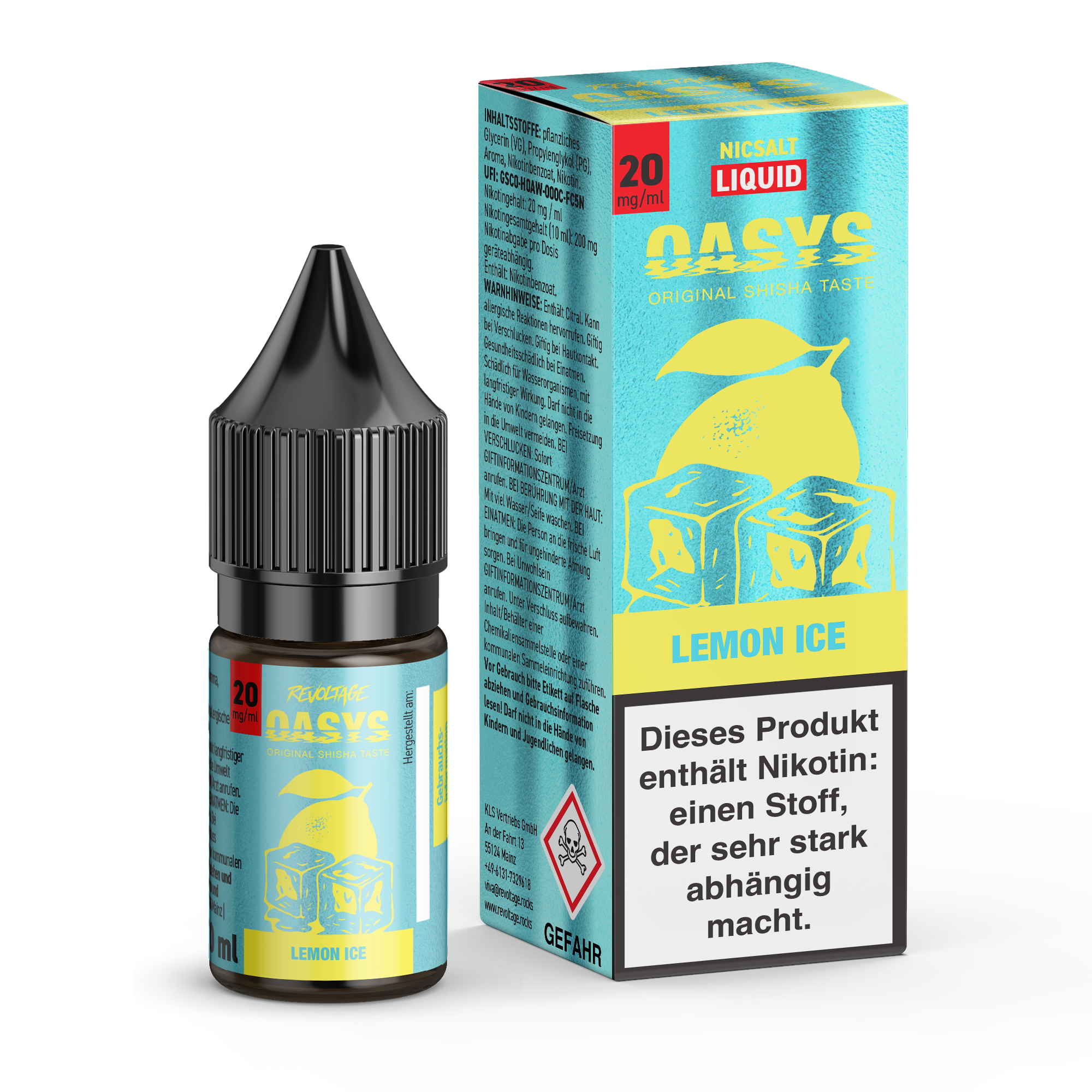 Revoltage OASYS E-Liquid - Lemon Ice