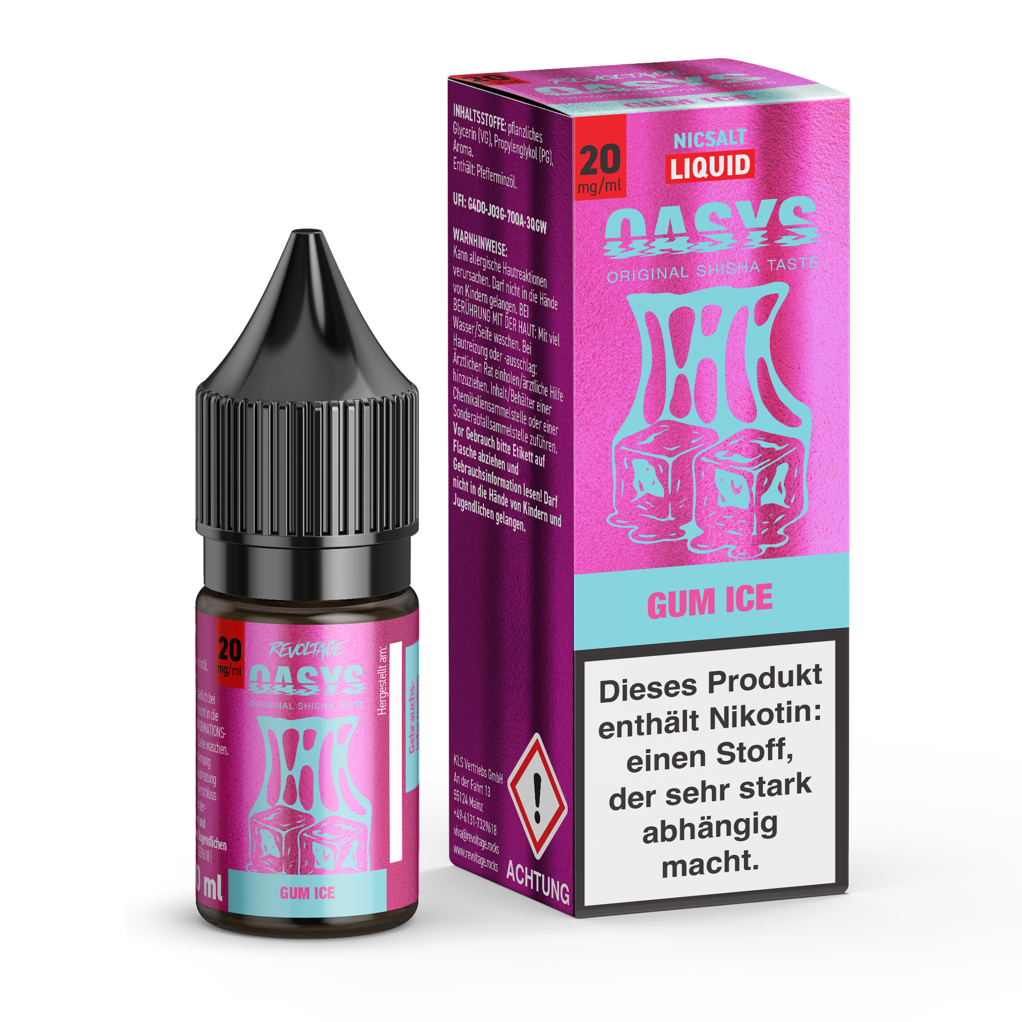 Revoltage OASYS E-Liquid - Gum Ice