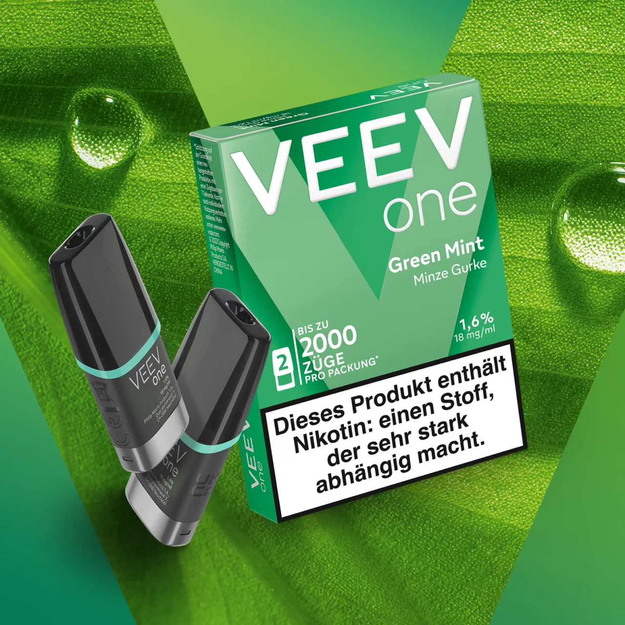 Veev One Pods - Green Mint