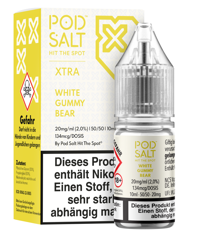 Pod Salt Xtra - White Gummy Bear
