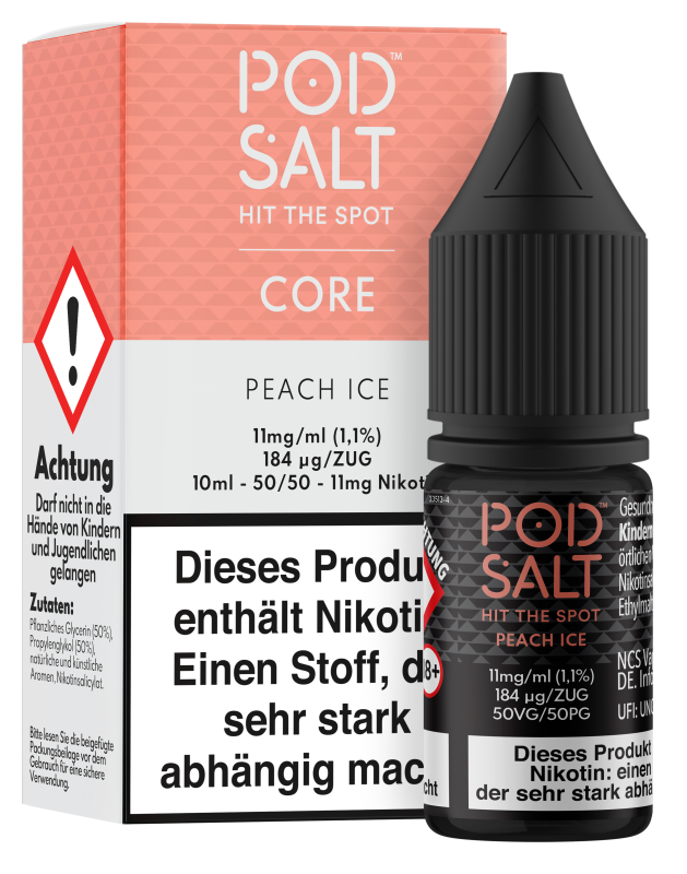 Pod Salt Core - Peach Ice