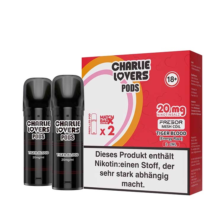 Charlie Lovers Pods - Tiger Blood