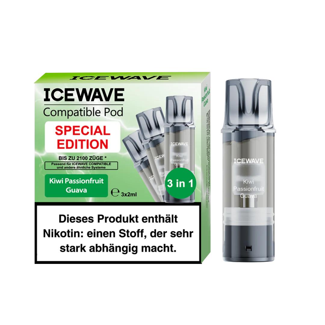Icewave Pod - Kiwi Passionfruit Guave