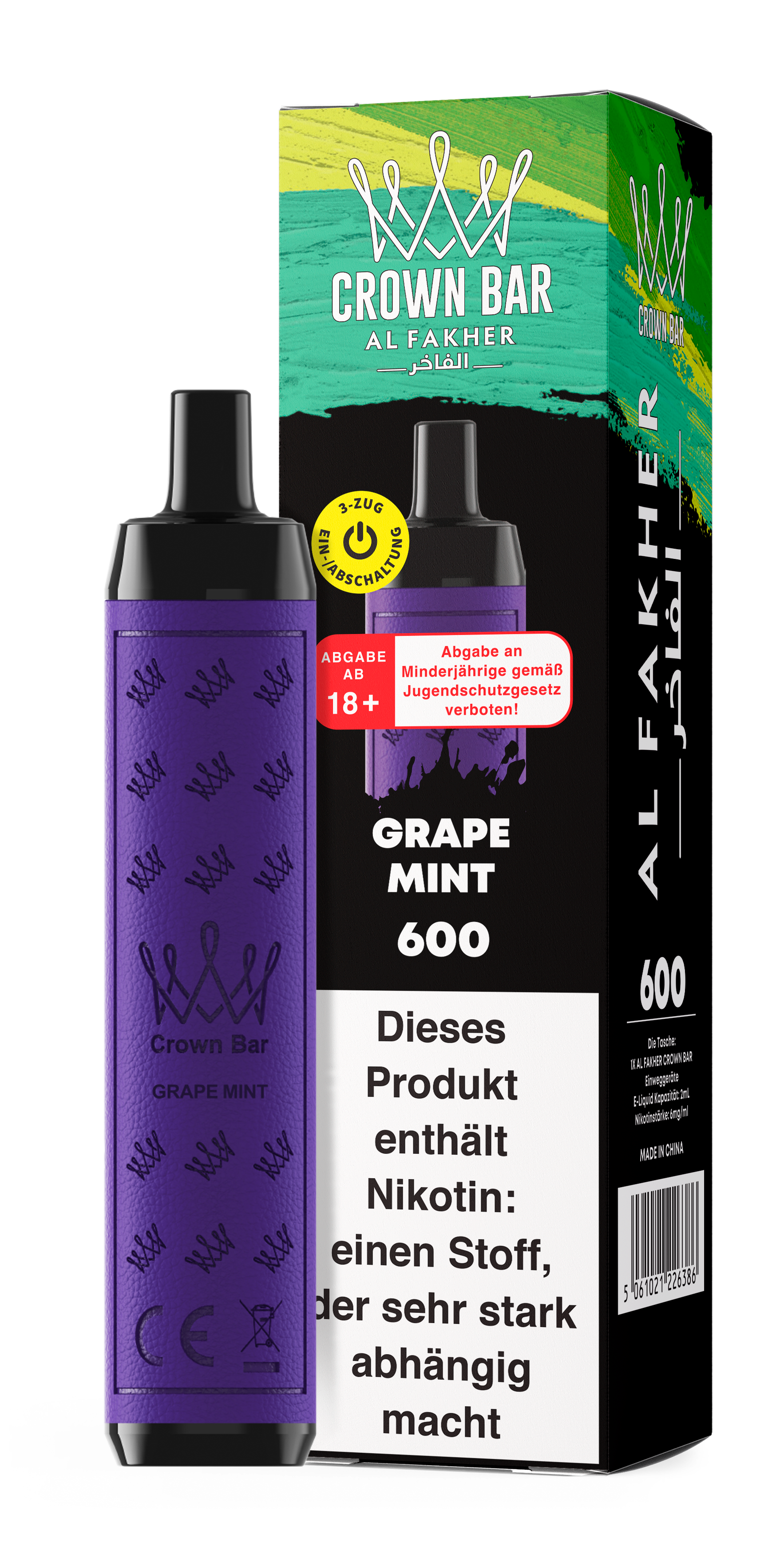 Al Fakher 600 - Grape Mint