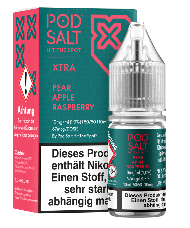 Pod Salt Xtra - Pear Apple Raspberry