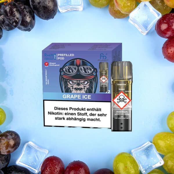 RandM Tornado Pods - Grape Ice 2er Pack