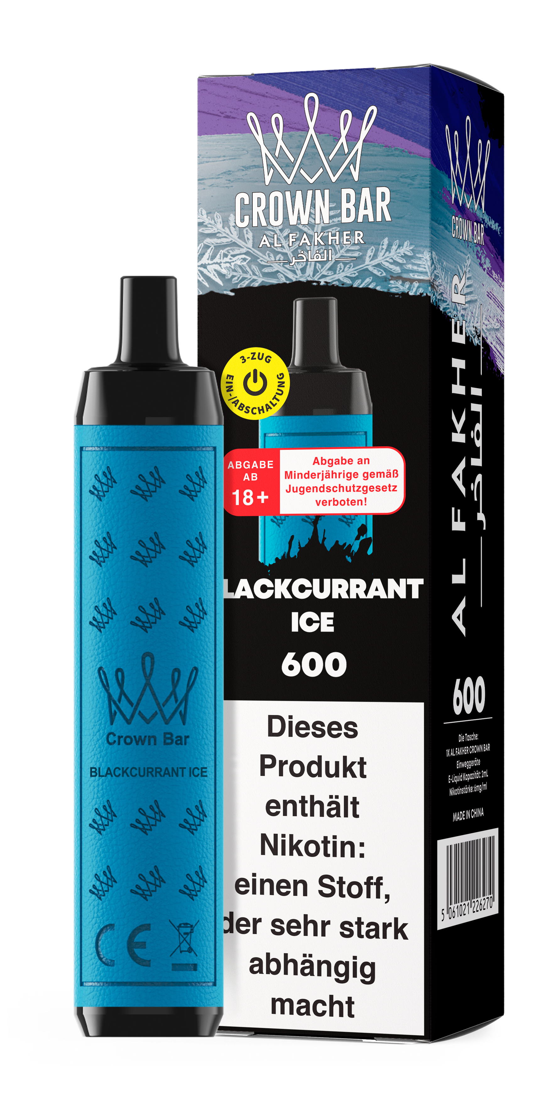 Al Fakher 600 - Blackcurrant Ice