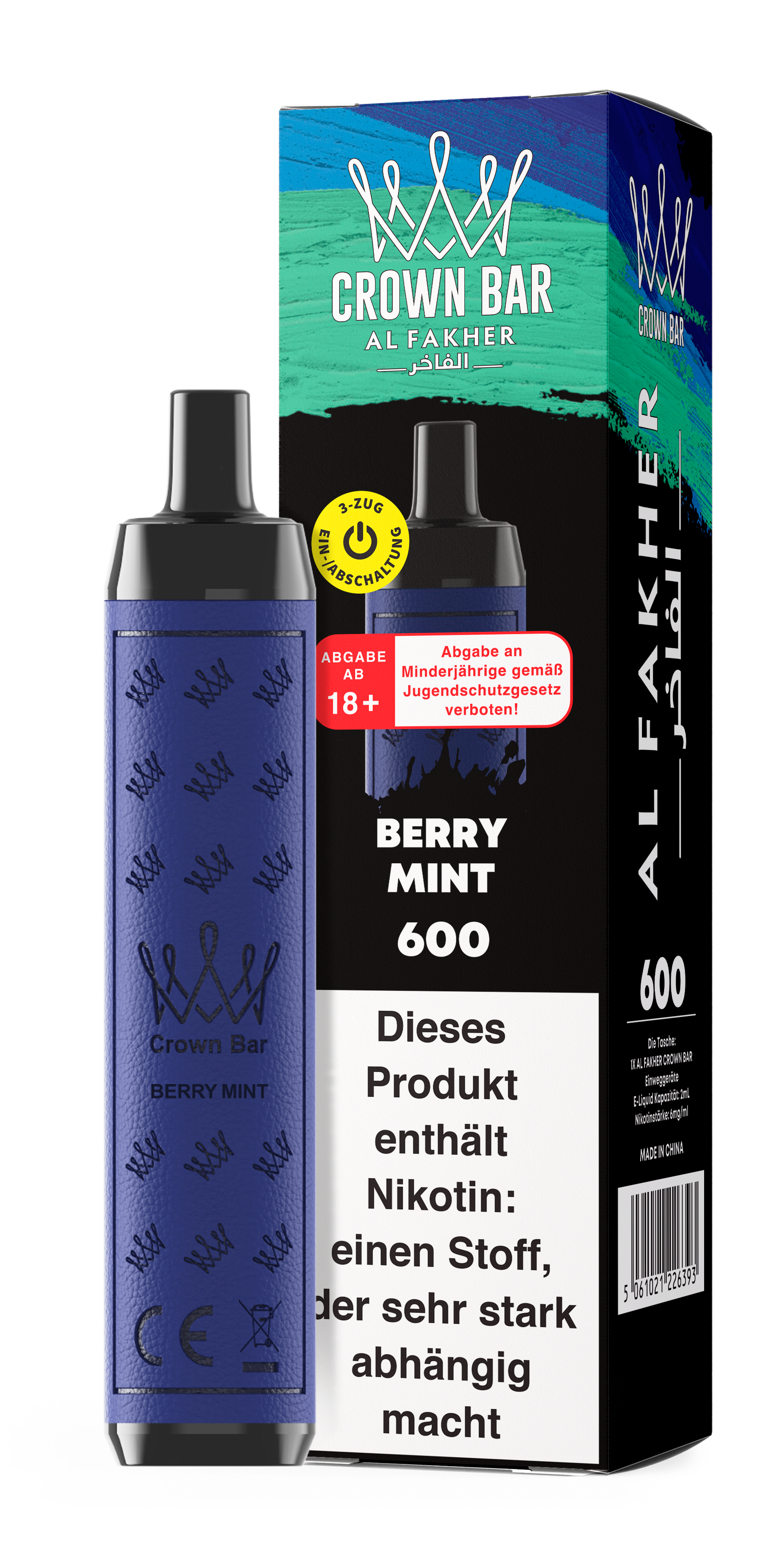 Al Fakher 600 - Berry Mint