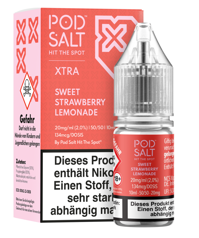 Pod Salt Xtra - Sweet Strawberry Lemonade
