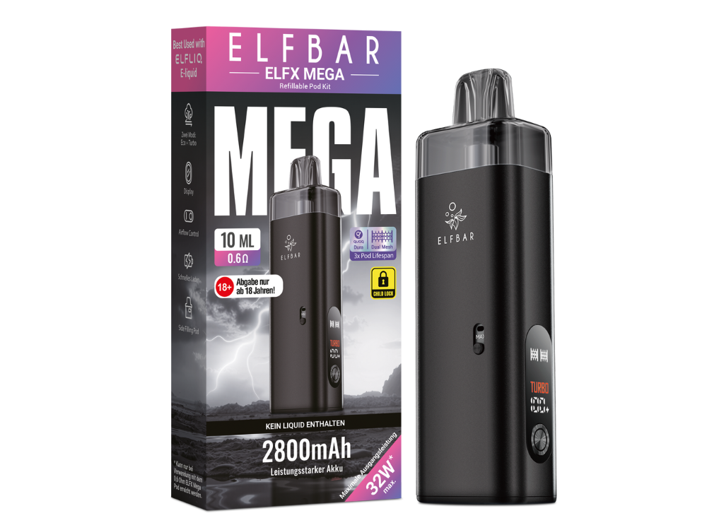 Elfbar Elfx Mega - Black
