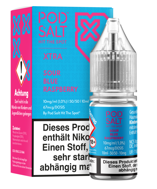 Pod Salt Xtra - Sour Blue Raspberry