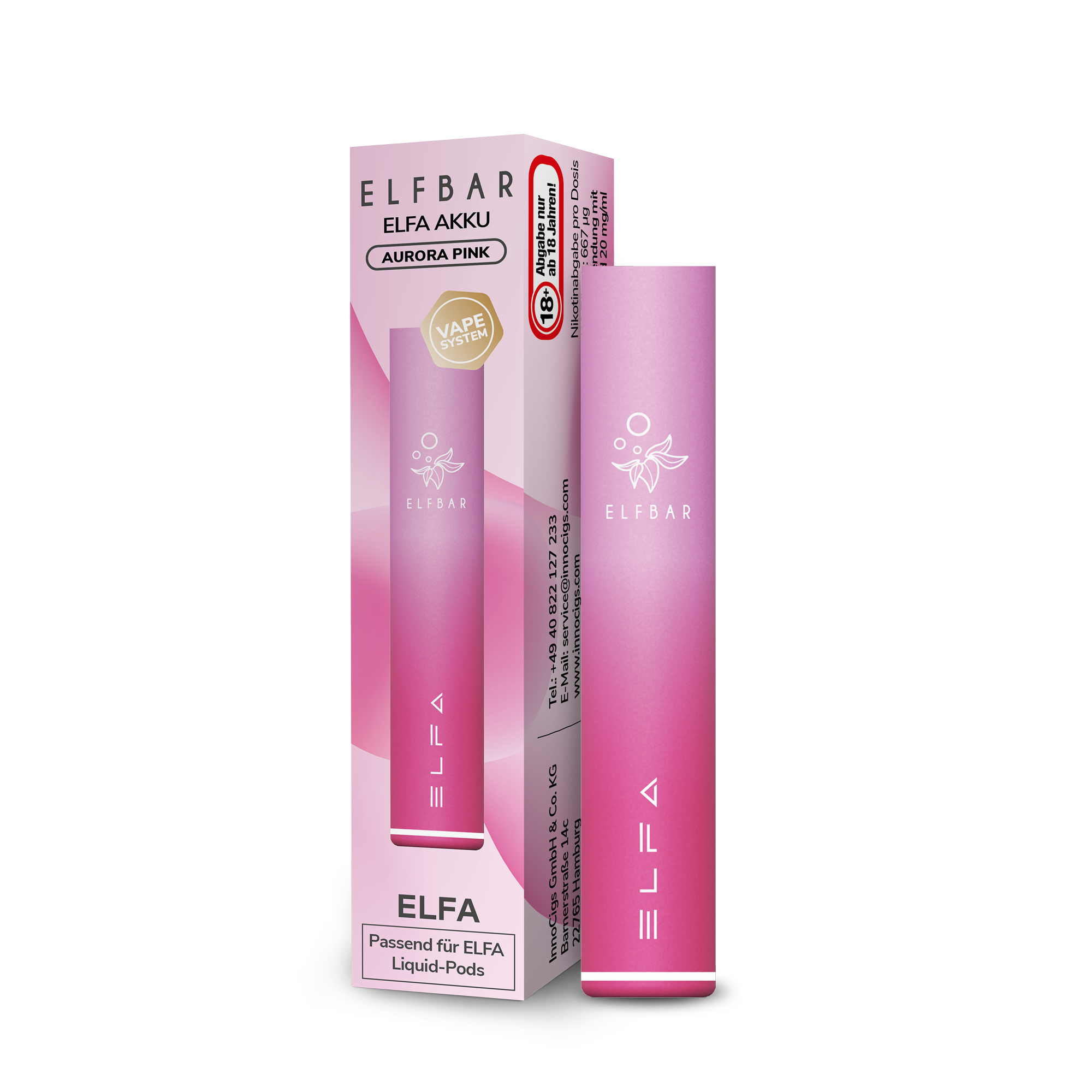 Elfa Akku - Aurora Pink