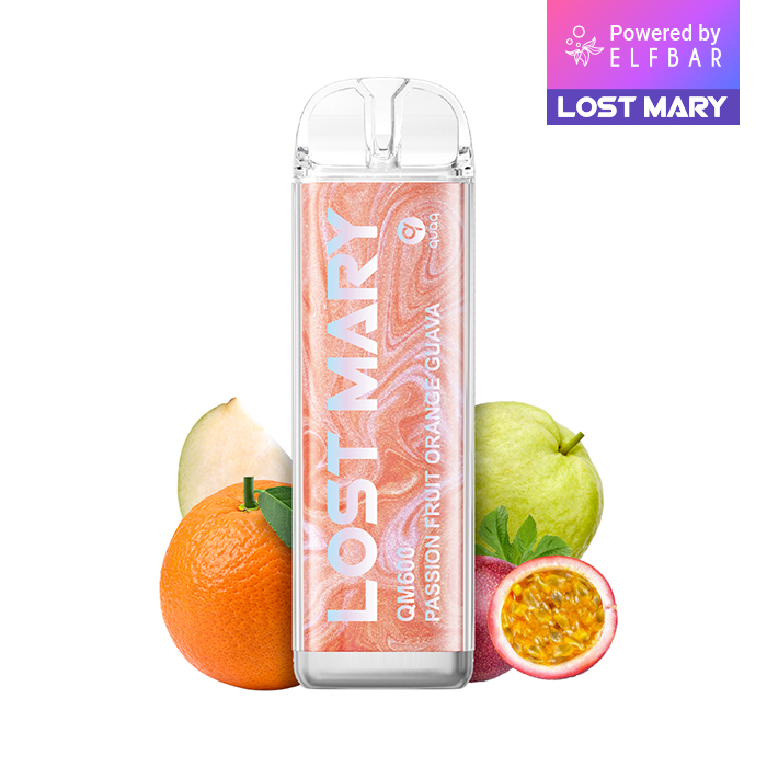 Elfbar Lost Mary QM600 Crystal - Passion Fruit Orange Guava